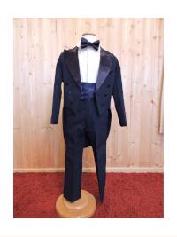 Smoking f�r Knaben, blau, 5-teilig