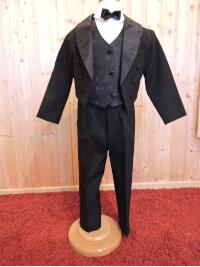 Smoking f�r Knaben, schwarz, 5-teilig