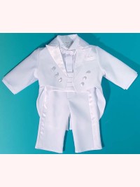 Smoking f�r Knaben, weiss, 5-teilig